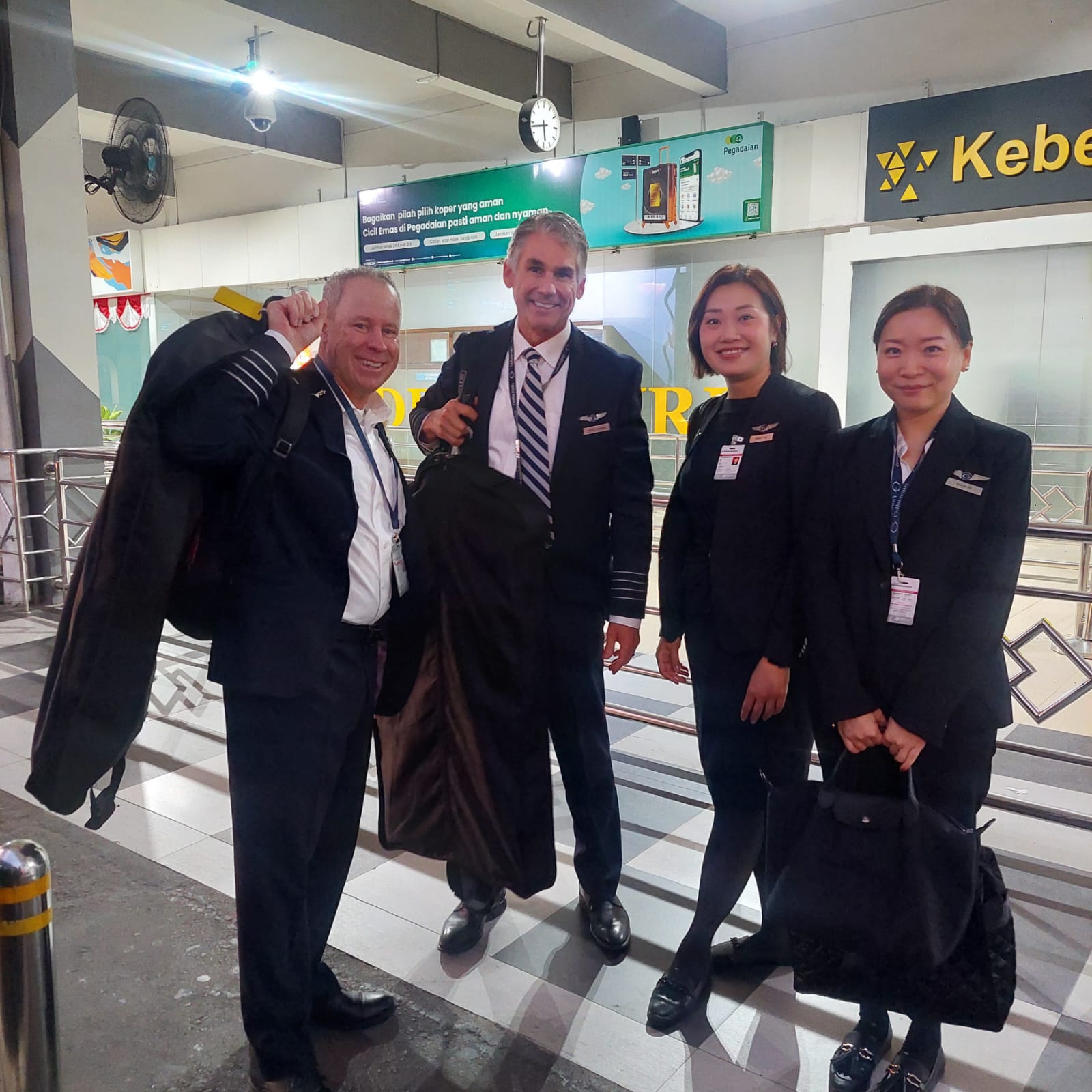 TransTour branded vehicles lined up for university study tour group